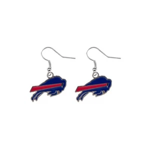 Buffalo Bills Dangler Earrings, NFL Licensed Dangle - Picture 1 of 1