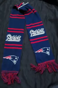Official NFL New England Patriots Scarf Forever Collectibles Team Logo - Picture 1 of 4
