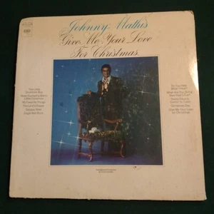 Johnny Mathis – Give Me Your Love For Christmas(Vinyl LP 1969) Columbia CS 9923 - Picture 1 of 9