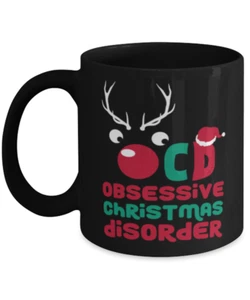 Funny Christmas Mug OCD Obsessive Christmas Disorder - Picture 1 of 2
