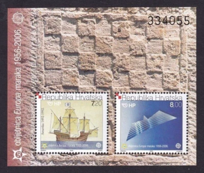 🔴Croatia EUROPA STAMPS 50th ANNIVERSARY 592A MNH 🔴FREE SHIPPING - Image 1 of 2