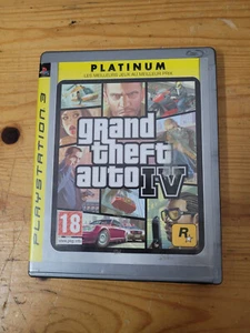 PS3 PLATIMUM GTA 4 Playstation 3 Grand Theft Auto IV Game with Instructions - Picture 1 of 4