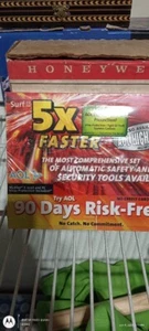 AOL Vintage CD Disc - 5X faster and 50 free games - Zdjęcie 1 z 2