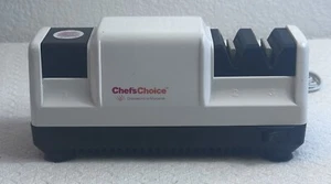 Chef's Choice 100 Diamond Hone Electric Knife Sharpener 3-Stage White Tested - Picture 1 of 7