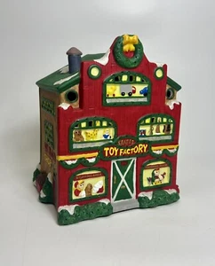 Little Town USA Santas Toy Factory Christmas Village Building Fiber Optic WORKS - Picture 1 of 13