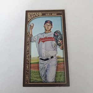 2015 Topps Mini Gypsy Queen Baseball Card brown Frame Cody Allen #240 - Picture 1 of 2