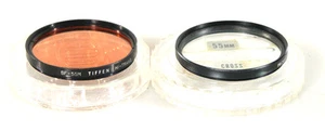 55MM TIFFEN HI-TRANS NO. 85 FILTER & 55MM CROSS STAR - Picture 1 of 1