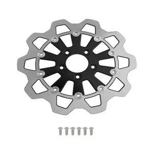 11.8" Floating Front Brake Rotor for Harley-Davidson Touring 2009-2019  Black - Bild 1 von 16