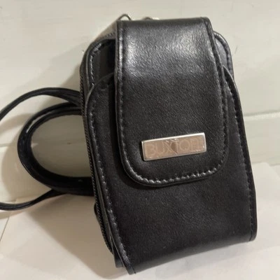 "Cartera de cinturón de viaje Buxton negra con correa portatarjetas 5x4x1,5""" Foto 1 de 4