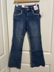 Levi's Girls Blue Spirit w/ Sequins Detail Adjustable Waist Jeans Size 16 Slim - Picture 1 of 13