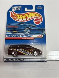 Hot Wheels 1998 First Editions 4/40 Dodge Caravan NIP - Picture 1 of 8