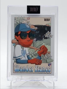 WANDER FRANCO 2022 TOPPS PROJECT 100 ROOKIE BY BENJAMIN ROSS #56 A /299 Q0895 - Picture 1 of 2