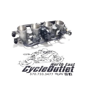 2015 13-18 NINJA ZX6R ZX636 OEM THROTTLE BODIES BODY FUEL INJECTORS CARBS - Foto 1 di 18