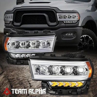 Faro proyector cuádruple secuencial LED para Ram 2500 3500 4500 5500 2019-2024 Foto 1 de 4