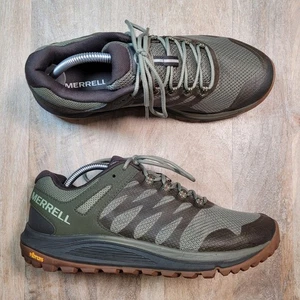 Merrell Shoes Nova 2 Mesh Men’s 10 Trail Run Hiking Sneaker Olive Green Tactical - Picture 1 of 15