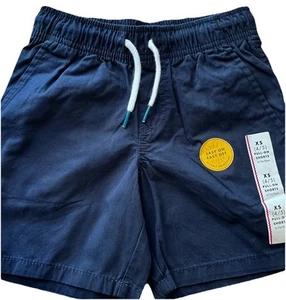 Cat & Jack Boys Size XS (4/5) Pull-On Shorts Drawstring Fighter Pilot Blue - Picture 1 of 6
