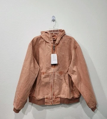 Nike Life Full-Zip Unlined Denim Jacket Amber Men’s Size L Loose Fit FZ6575-225  - Image 1 of 4