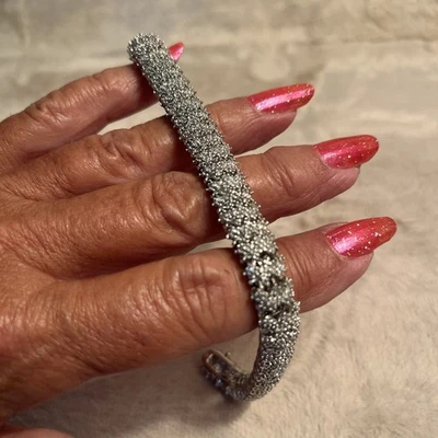 Victoria Townsend Bracelet 1 Ct. TW Genuine Diamond Silver Plated w/box - Image 1 of 4