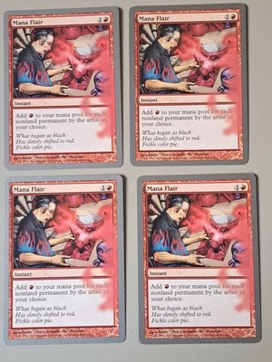 4x Mana Flair - MTG Unhinged UNH Common Excellent (EX) - Imagen 1 de 2