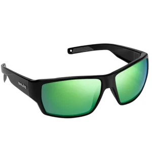 Gafas de sol Bajio Vega, marco negro mate, lentes de policarbonato verde - Imagen 1 de 3