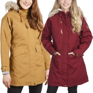 Trespass Womens Faithfull Waterproof Parka Jacket Coat - Picture 1 of 9