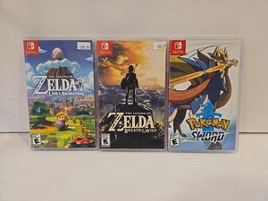 Pokémon Espada, Zelda Breath Of The Wild y Links Awakening Nintendo Switch - Imagen 1 de 3