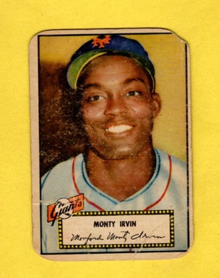 1952 Topps Monty Irvin #26 New York Giants envío gratuito justo Foto 1 de 3