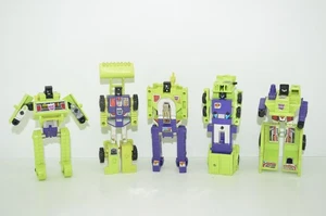 Original G1 Transformers Constructicon Lot x5 Long Haul Scrapper Devastator - Bild 1 von 9