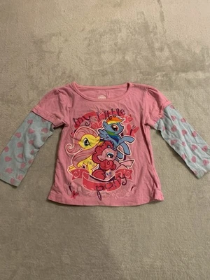 My Little Pony Girls Long Sleeve T-Shirt Pinkie Pie Pink Heart Size 2T - Image 1 of 4