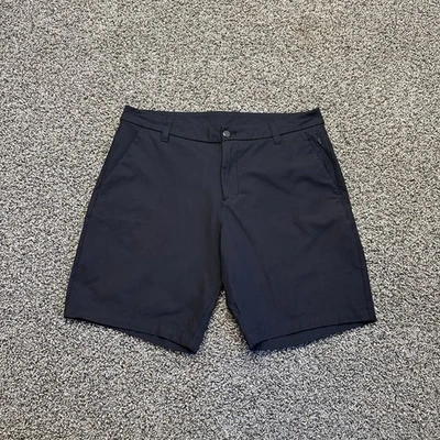 Pantalones Cortos Lululemon Commission Para Hombre 7” Entrepierna Talla 34 Negros Informales Golf Foto 1 de 4
