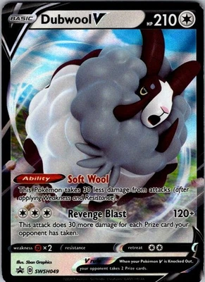 Pokemon | SWSH: Sword & Shield Promo Cards | Dubwool V - | SWSH049 | NM Holo - Image 1 of 2