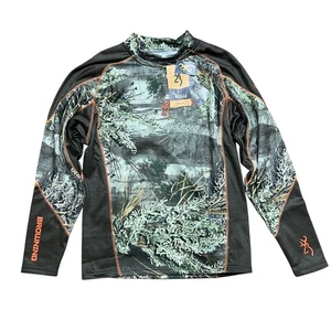 Browning Hells Canyon Base Layer Midweight BL Mock Top Size Medium NWT Camo - Picture 1 of 7