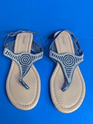 Nicole Jeweled Wedge Sandal(8M)- Good - Image 1 of 4