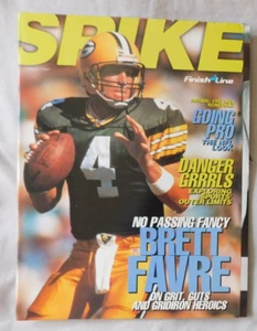 Brett Favre Green Bay Packers - 1997 Finish Line SPIKE Prospekt Ex - Bild 1 von 1