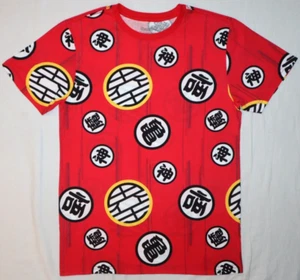 DRAGON BALL Z LOGO Size S Shirt ALL OVER PRINT DOUBLE-SIDED COLLAGE - Picture 1 of 5