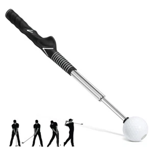 Palo de swing de golf ayuda de entrenamiento entrenador fuerza velocidad práctica calentamiento tempo DM - Imagen 1 de 11