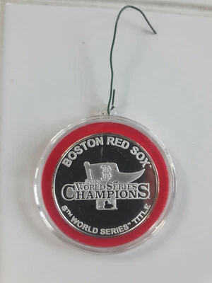 HIGHLAND MINT BOSTON Medias Rojas 2013 Serie Mundial CAMPEONES ADORNO DE VACACIONES Foto 1 de 2