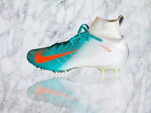 Men Nike Vapor Untouchable Pro 3 Football Cleats Miami Dolphins AO3021-103 10.5 - Picture 1 of 6