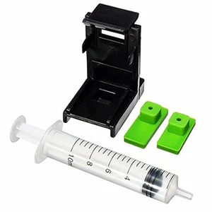 5x 3in1 Ink Refill Cartridge Clip+2X Rubber Pads+Syringe No Needles for HP 60/61 - Picture 1 of 1