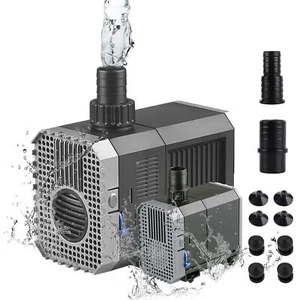 Pompa Acqua 600L/H 8W 230V Pompa Sommersa Per Acquario Pompa Per Laghetto Sommer - Foto 1 di 1
