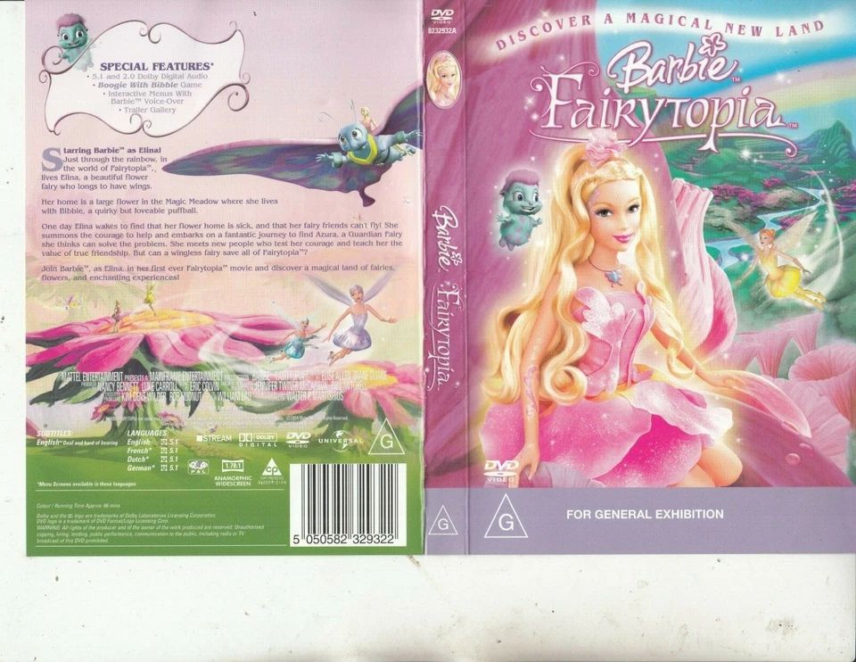 Barbie Fairytopia-2005-Animated Ba-DVD - Image 1 of 1