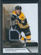2014-15 SP Game Used Rookies Jersey #132 Alexander Khokhlachev 009/499