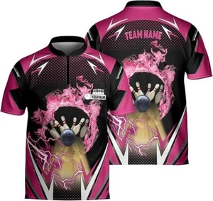 Personalized 3D Bowling Jersey Shirt for Men Women, Custom Team Bowling Uniform - Picture 1 of 13