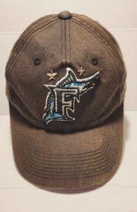 FLORIDA MARLINS MLB Ball Cap Dull Brown Embroidered Adjustable Hat Youth/Teens - Picture 1 of 9