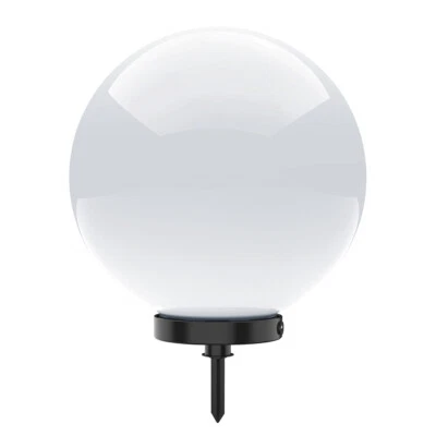 Kugellampe Weiß 50cm Erspieß 5m Zuleitung Gartenleuchte Kugelleuchte Deko Garten - Bild 1 von 4