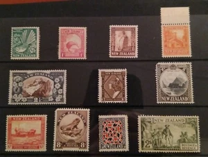 Neuseeland 1935 Bilder meist Satz (11) postfrisch! - Bild 1 von 2