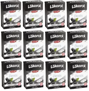 Läkerol Dents Lakritze Vanille schwedische Xylitol Süßigkeiten 85g (12er set) - Bild 1 von 1