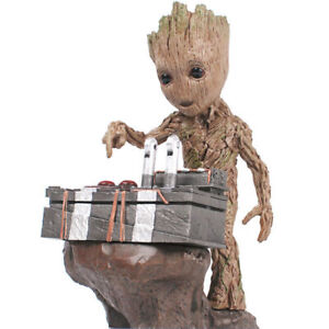 Baby Groot Vol.2 Guardians of the Galaxy Push Bomb Button Action  Statue Figure