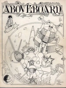 Rare 1970 Underground Magazine Aboveboard Non Authoritarian Journal of Thought - Foto 1 di 3