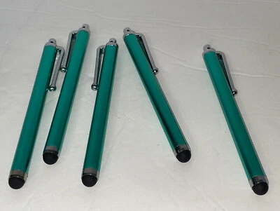 5 Green  Capacitive Touch Screen STYLUS Pen Universal For Android & Iphone iPad - Image 1 of 2